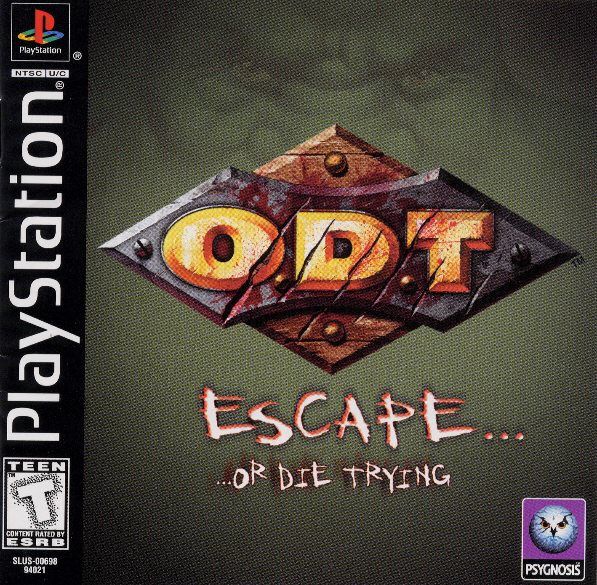 O.D.T. box art for Playstation